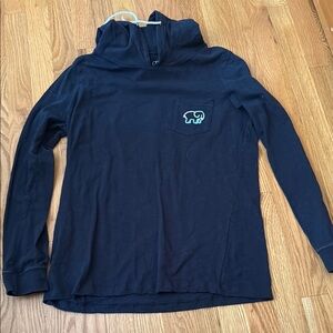Ivory Ella Nqvy Blue lightweight Hoodie Like New